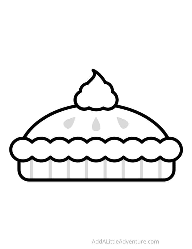 Thanksgiving Coloring Pages For Kids - Free Printables - Add A with Thanksgiving Pie Coloring Sheet