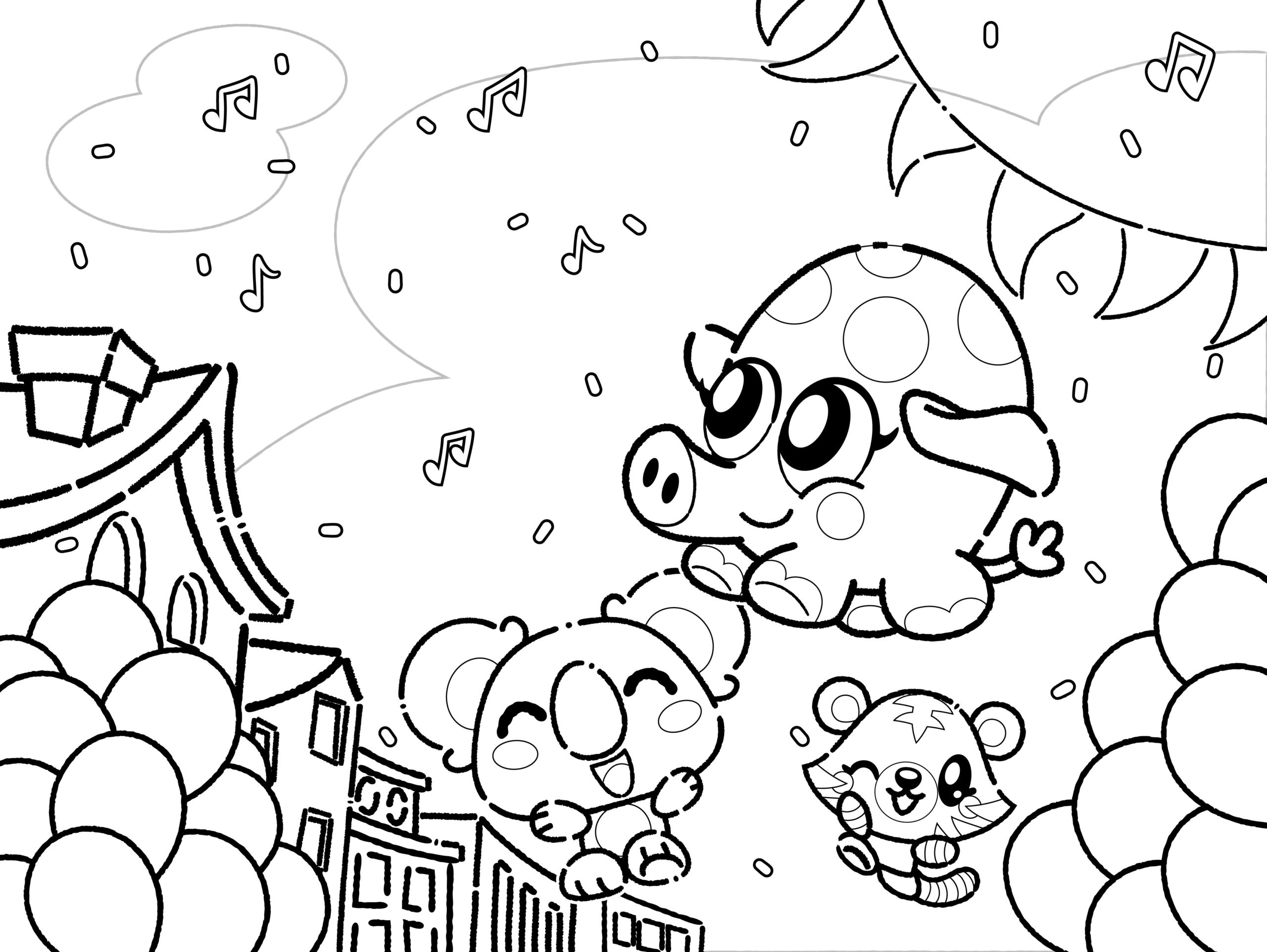 Thanksgiving Coloring Pages - Moshi within Thanksgiving Coloring Sheets For Autistic Classes