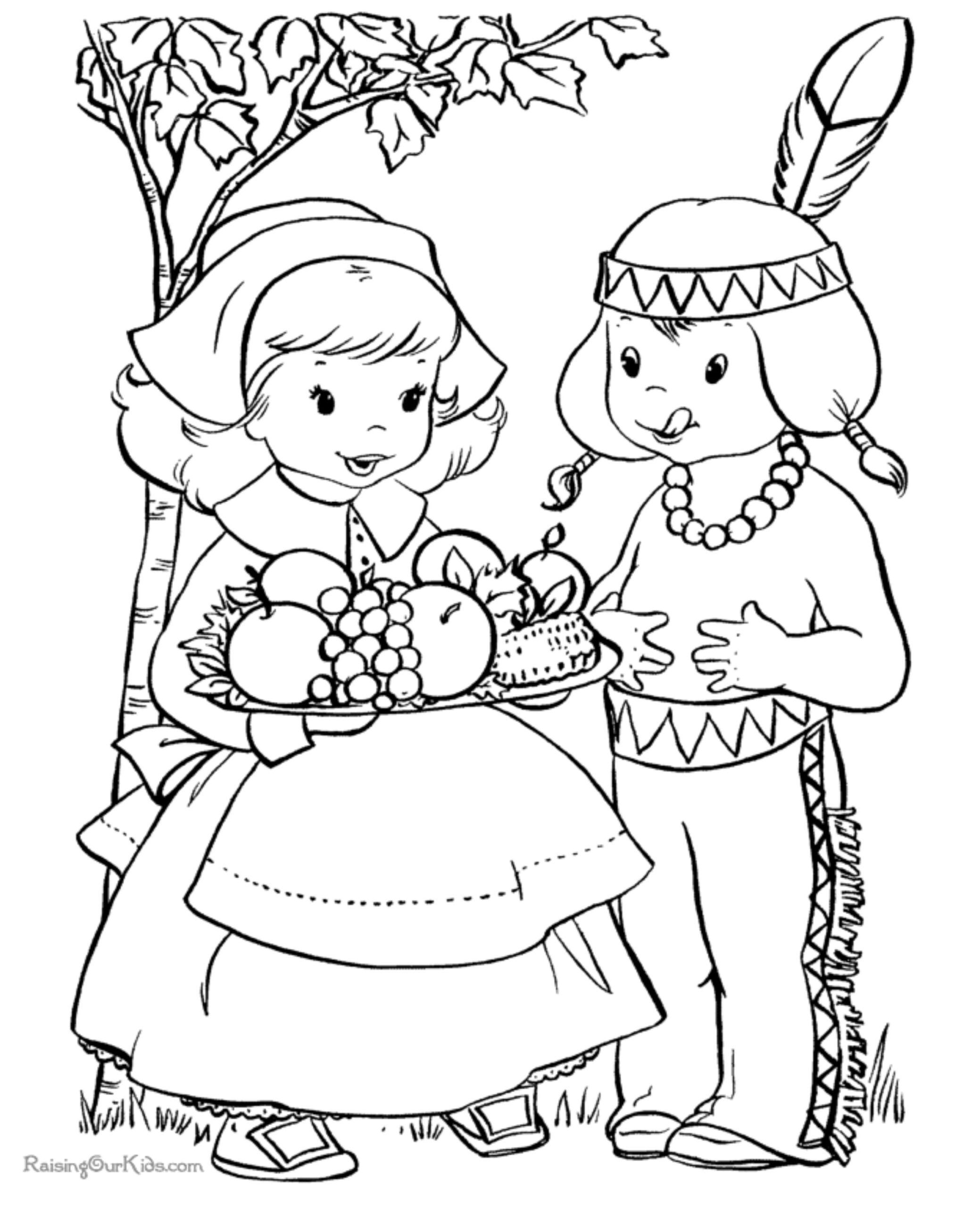 Thanksgiving Coloring Pages | Northern News with regard to Indian Coloring Sheets For Thanksgiving