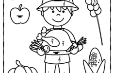 Thanksgiving Colormusic Pages {With Answers} in Thanksgiving Music Coloring Sheet