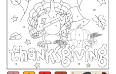 Thanksgiving Colornumber (Free Printables) - Crafty Morning in Free Color By Number Thanksgiving Sheets
