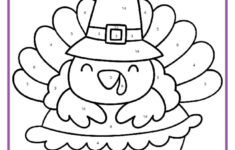 Thanksgiving Colornumber Pages - K12 Math Worksheets with regard to Division Coloring Sheet Thanksgiving