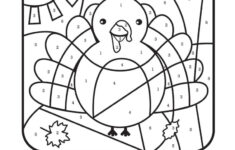 Thanksgiving Colornumber Printable Kids Activity - Fun Loving in Color Sheet For Thanksgiving