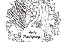 Thanksgiving Corn And Fruitsfrauleinfreya - Thanksgiving pertaining to Thanksgiving Color Sheets Grown Up