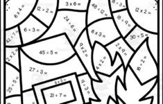Thanksgiving Multiplication + Division Colorcode throughout Thanksgiving Math Coloring Sheet Division