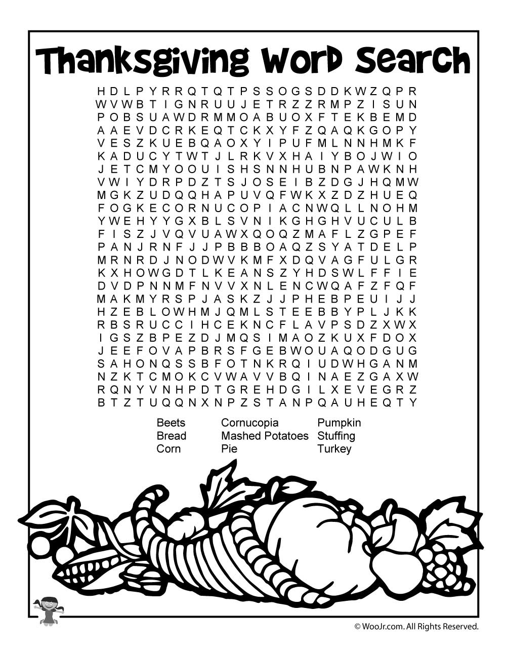 Thanksgiving Printable Activities - Printable Bingo Cards regarding Thanksgiving Coloring Sheets And Word Searches
