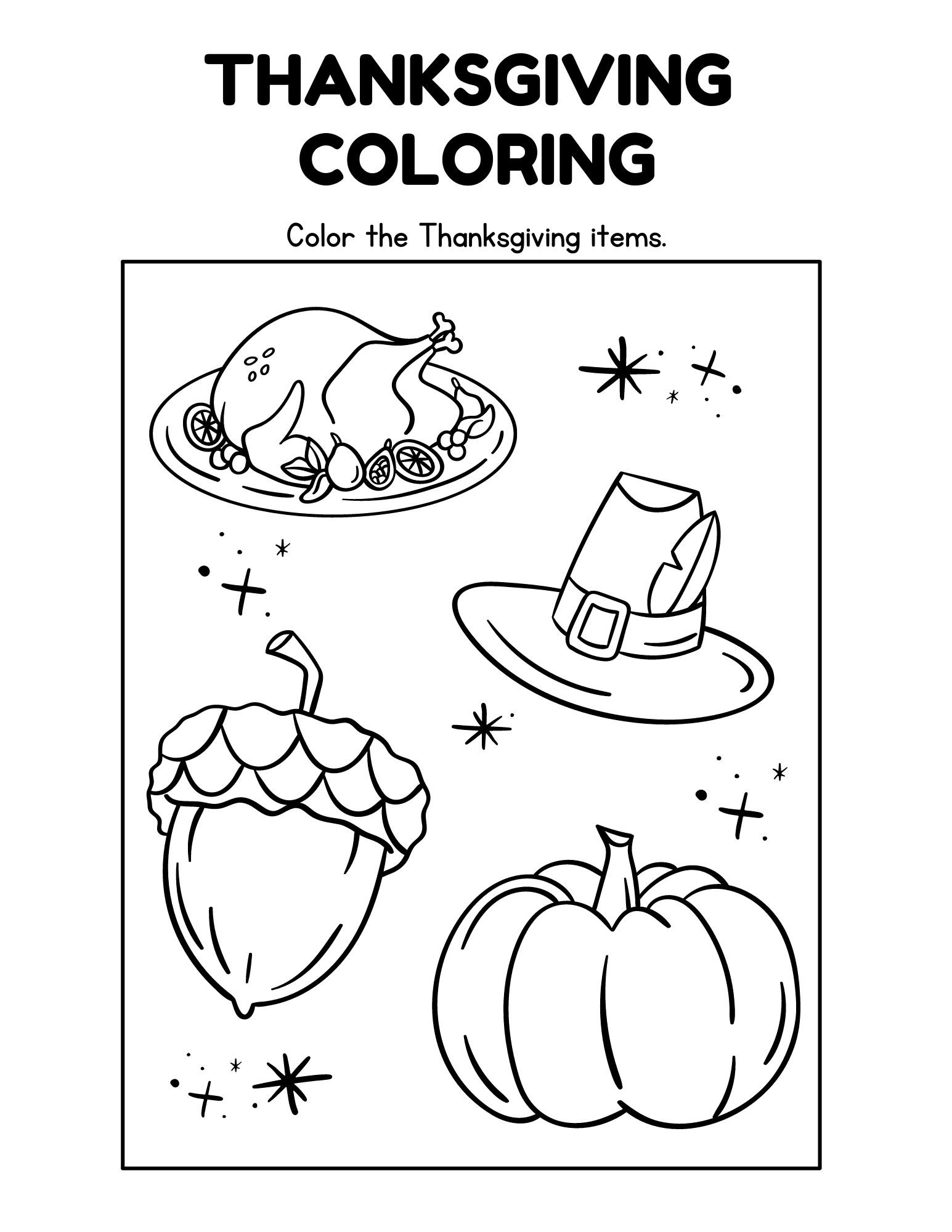 Thanksgiving Printables And Activity Pages For Kids - Minnesota Parent intended for Thanksgiving Kid Puzzles Coloring Sheet