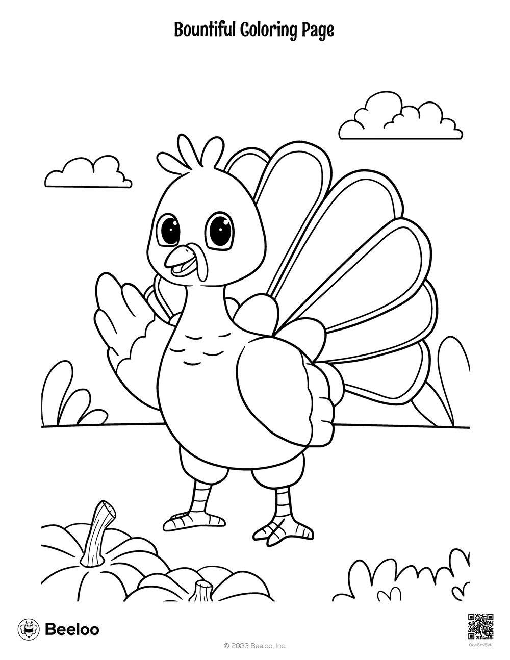 Thanksgiving-Themed Coloring Pages • Beeloo Printable Crafts And in Thanksgiving Artwork For Kids Coloring Sheets