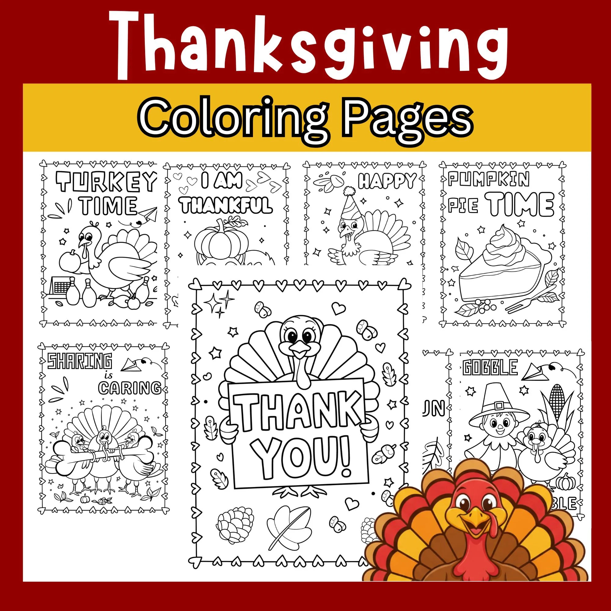 Thanksgiving Turkey Coloring Sheets | Easy Fall Quotes Activities in Chemistry Thanksgiving Turkey Coloring Sheet