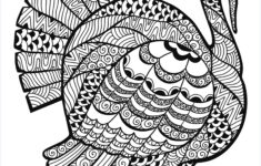 Thanksgiving Turkey With Zentangle - Thanksgiving Coloring Pages regarding Thanksgiving Mandala Coloring Sheets