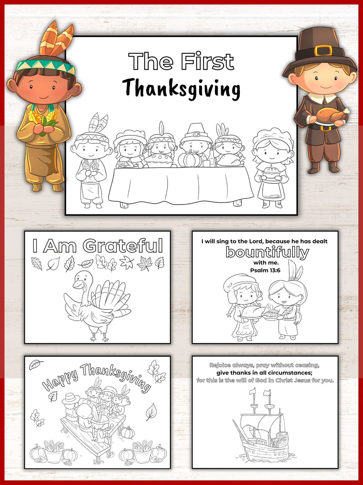 The First Thanksgiving Coloring Page | Healing Home with regard to Coloring Sheets For Kids About The First Thanksgiving
