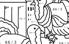 The Turkey Pardon Coloring Page | Coloring-For-Adults for Thanksgiving Turkey Math Coloring Sheet Division