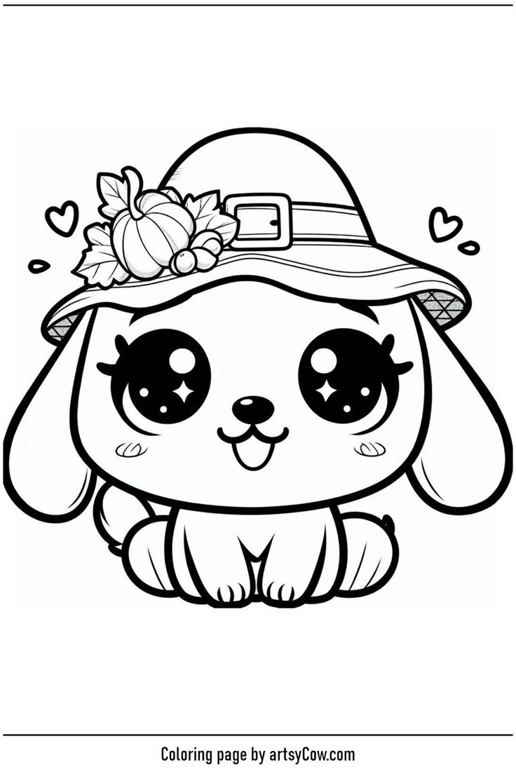 Top Thanksgiving Dog Art For Kids: 35 Simple And Fun Coloring Pages in Simple Thanksgiving Dog Color Sheets