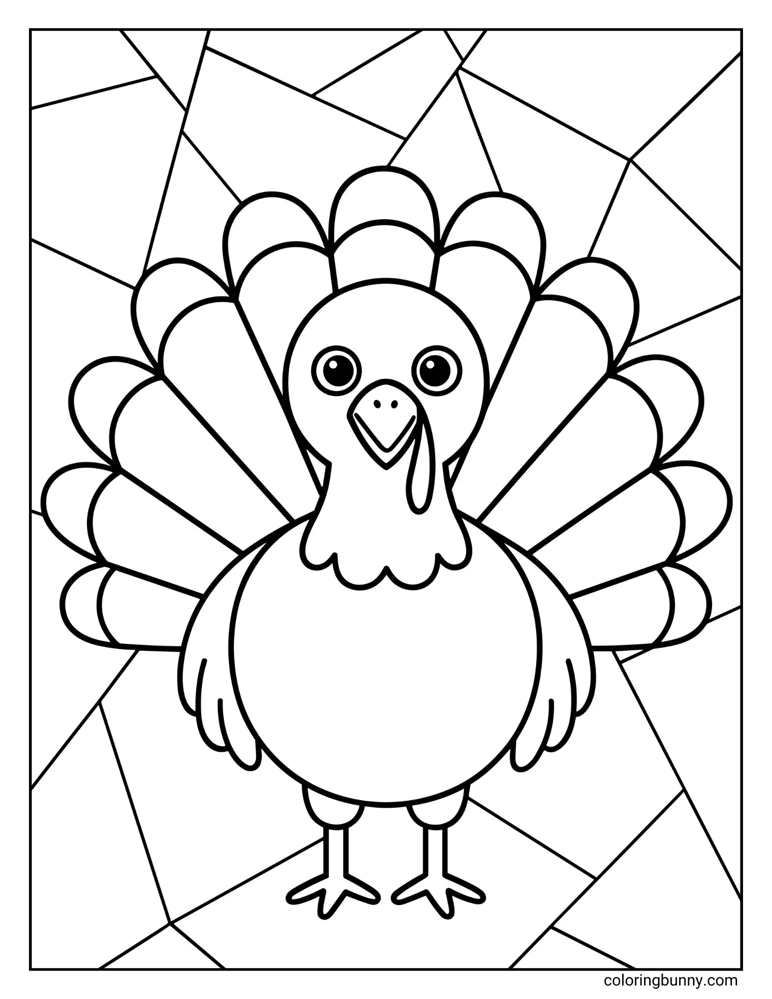 Turkey Coloring Pages (23 Free Printable Pdfs) inside Geometric Thanksgiving Coloring Sheets