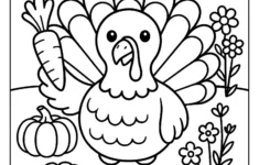 Turkey Coloring Pages (23 Free Printable Pdfs) pertaining to Thanksgiving Coloring Sheets 4th Grade