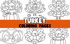 Turkey Coloring Pages (Free Printables) - The Best Ideas For Kids with Thanksgiving Coloring Sheets P