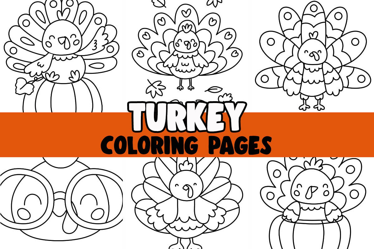 Turkey Coloring Pages (Free Printables) - The Best Ideas For Kids with Thanksgiving Coloring Sheets P