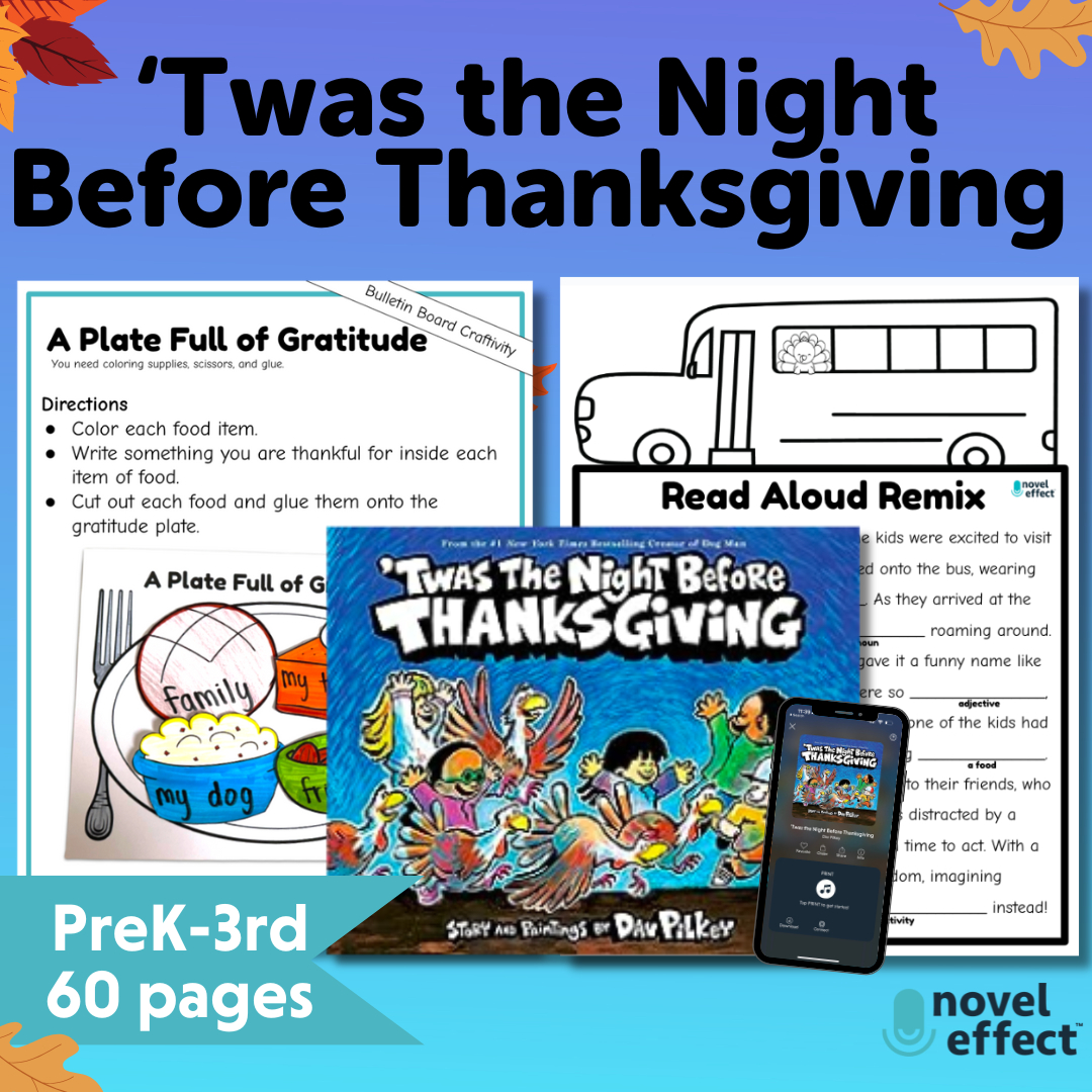 Twas The Night Before Thanksgiving Activities - Novel Effect with regard to TWAS The Night Before Thanksgiving Color Sheet